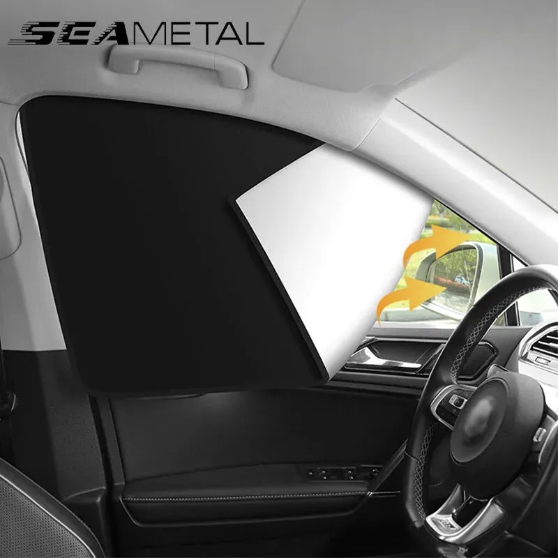 2 Piece Car Side Window Sun Shades Uv Protection