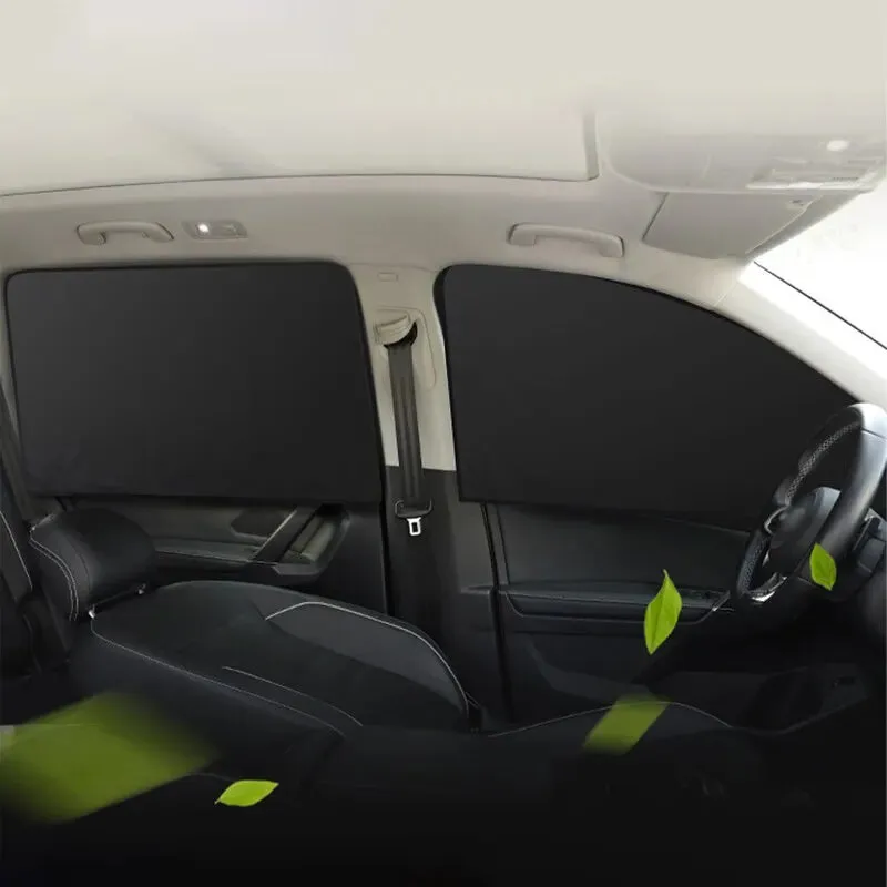 2 Piece Car Side Window Sun Shades Uv Protection