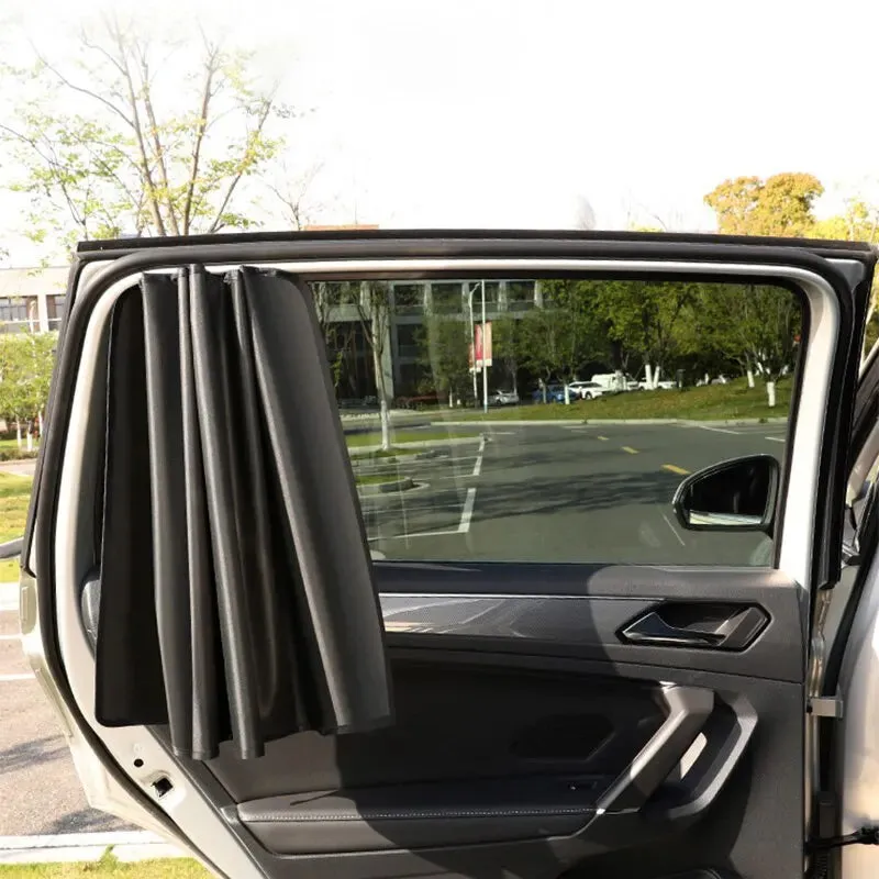 2 Piece Car Side Window Sun Shades Uv Protection