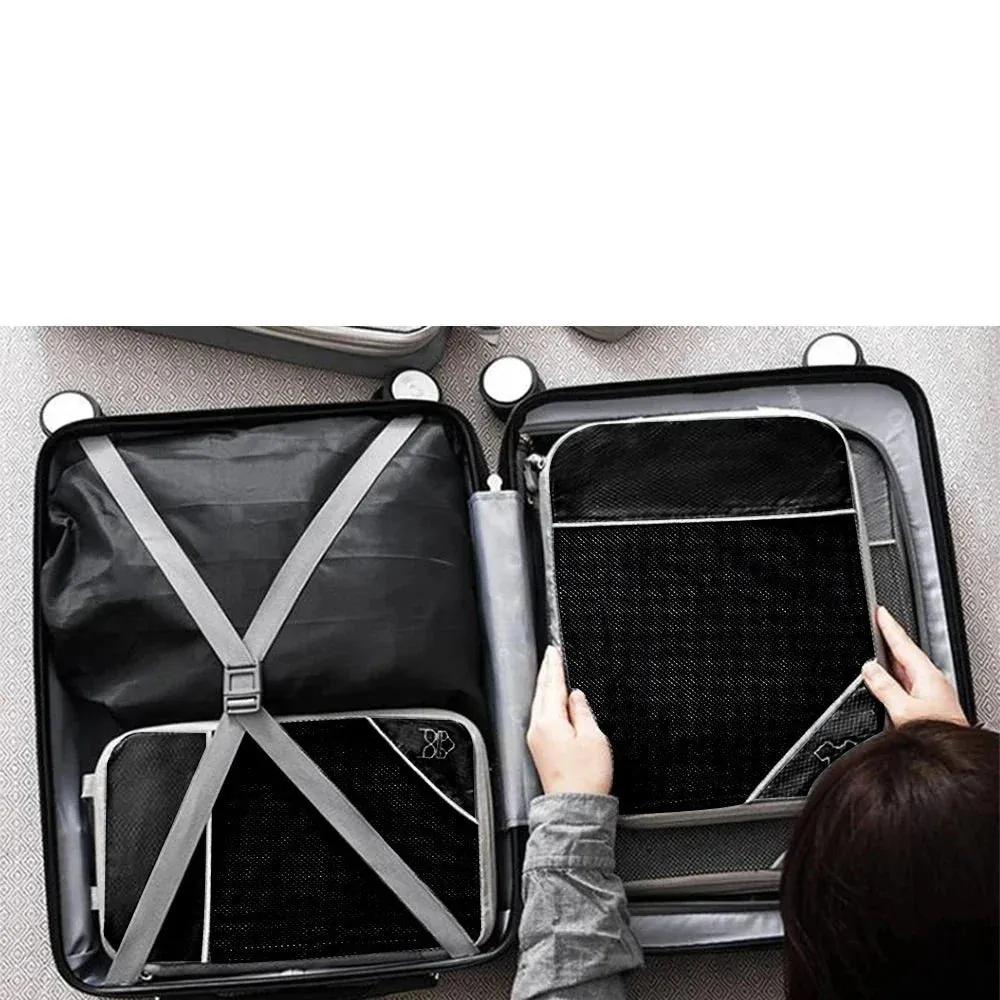 6 Piece Travel Organizer Set Lightweight Portable and Compressed