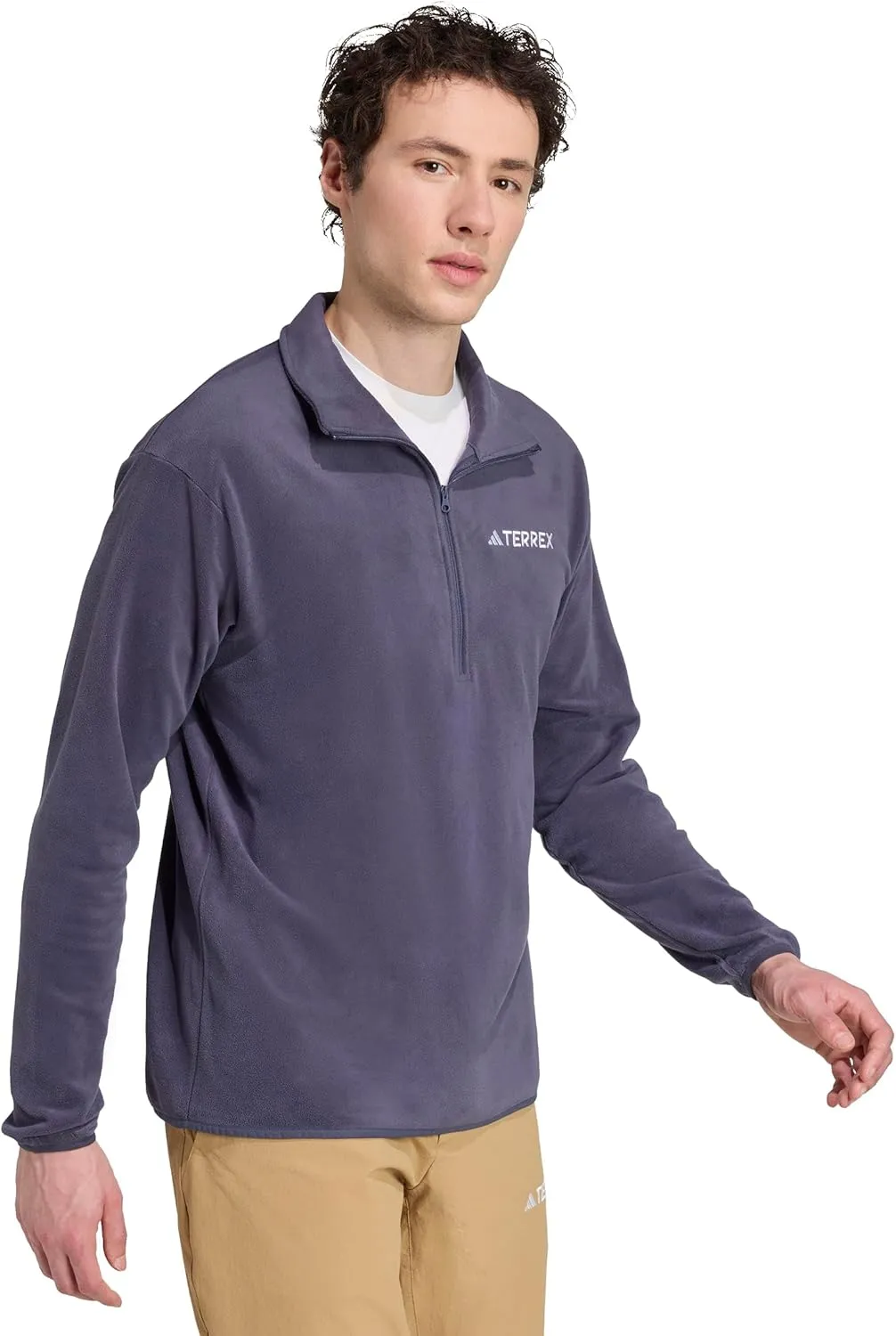 adidas Men's Terrex Multi Essentials Half-Zip Fleece Hiking Jacket
