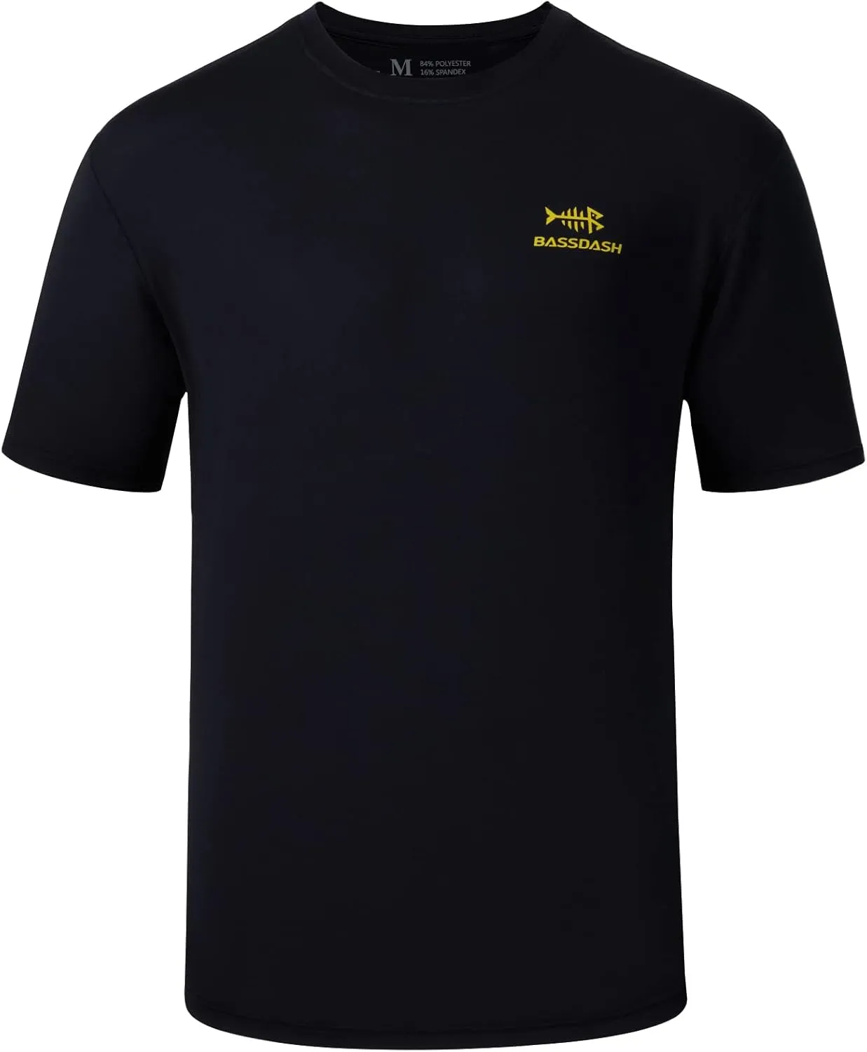 BASSDASH Mens UPF 50  Short Sleeve Fishing Shirts Performance Cooling UV Sun Protection Hiking T-Shirts