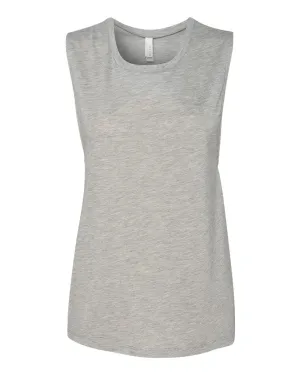 Bella   Canvas 8803 Women's Flowy Scoop Muscle Tank - Athletic Heather