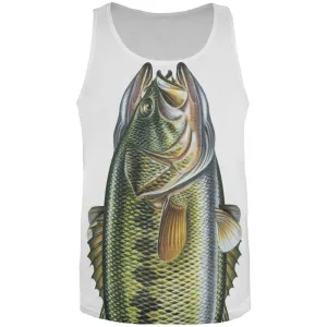 Big Bass All Over Adult Tank Top