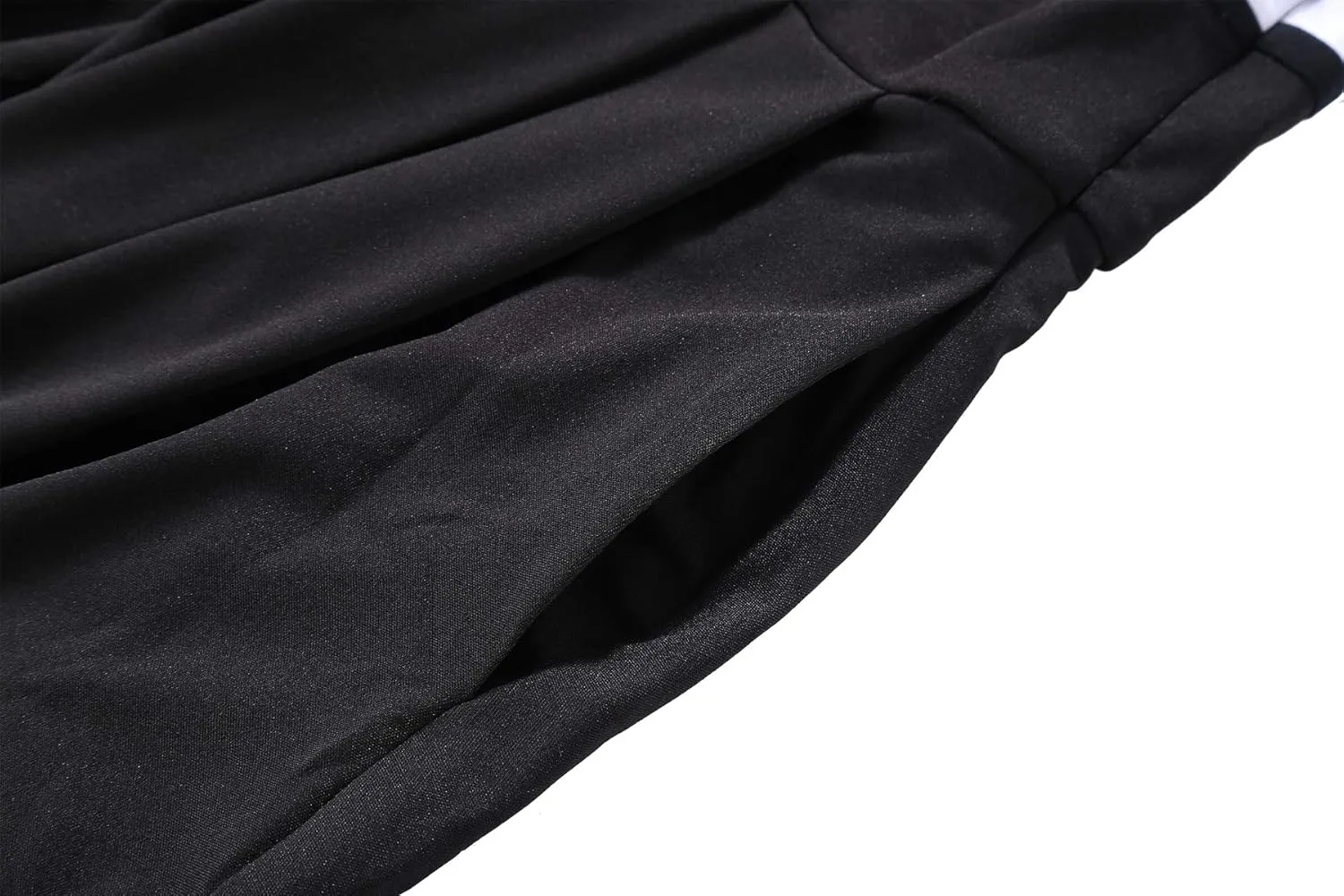 BI.TENCON Women's Striped Pleated Casual A-Line Dresses Knee Length with Pockets
