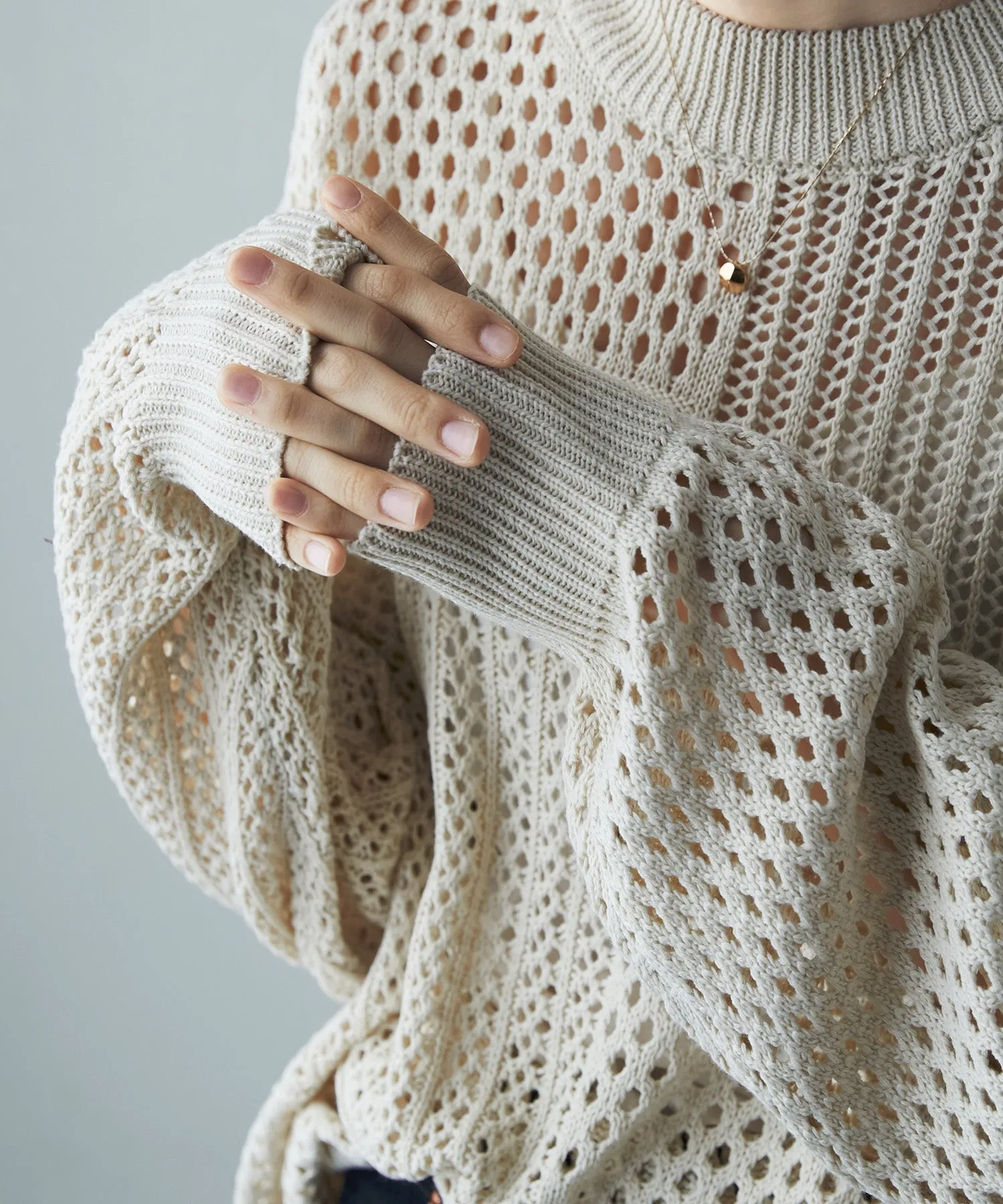 Blocking crochet knit