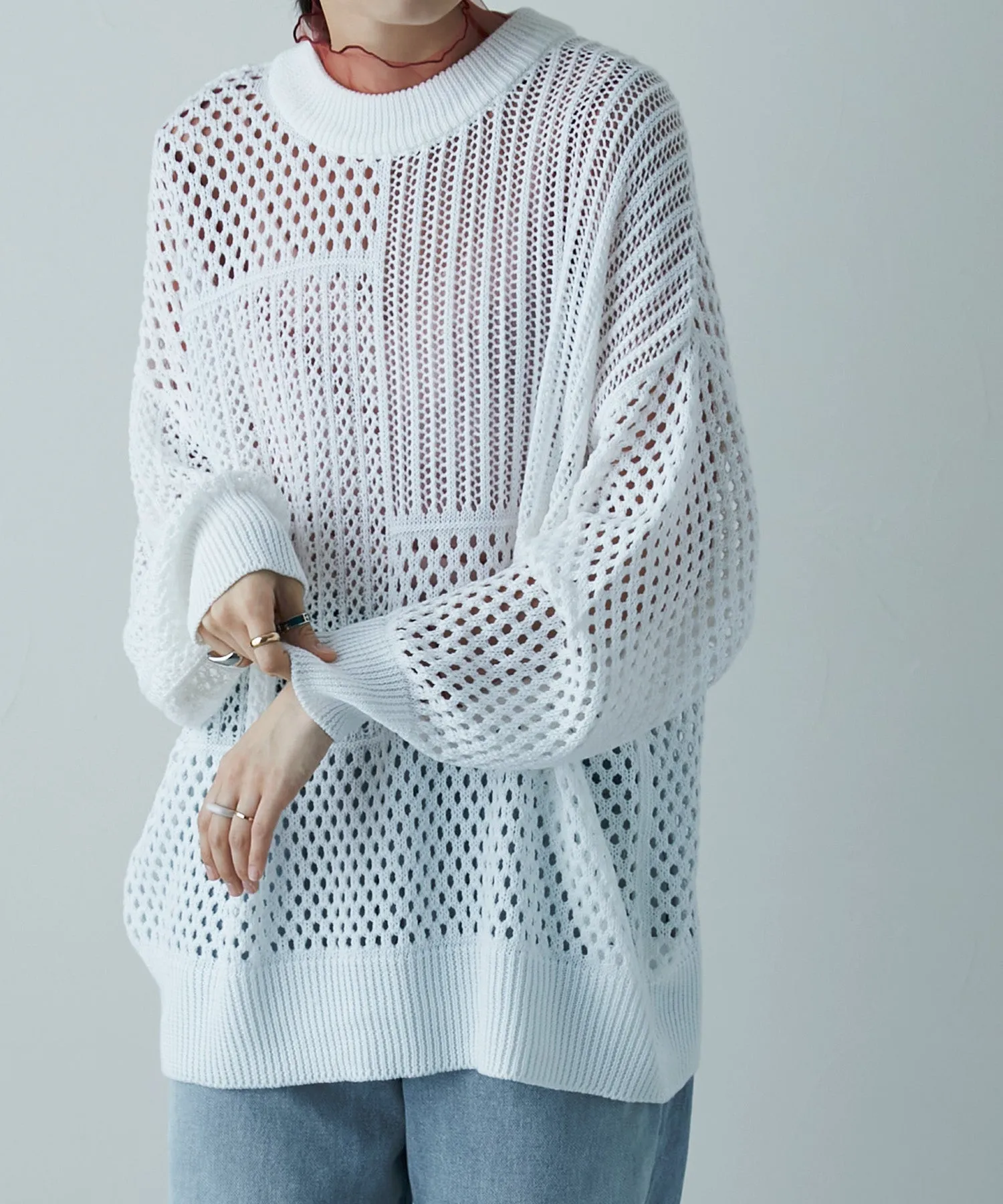 Blocking crochet knit