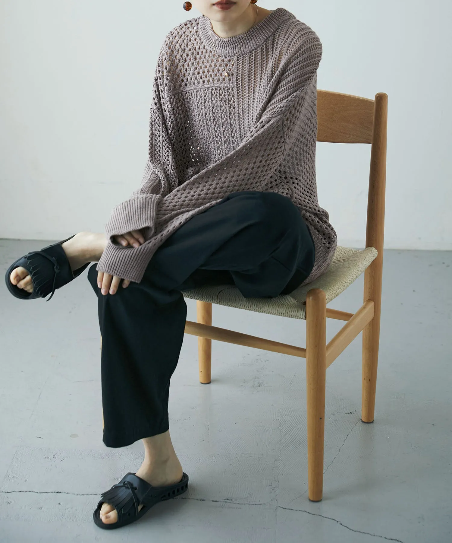 Blocking crochet knit