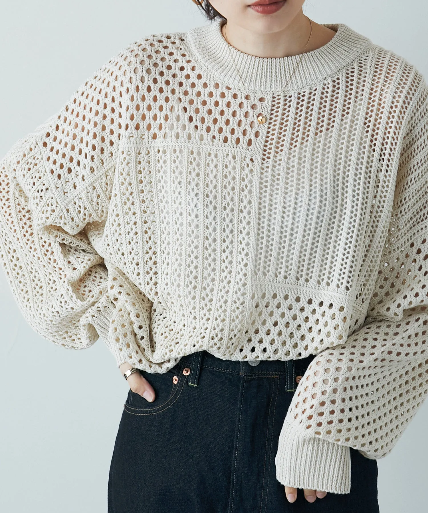 Blocking crochet knit