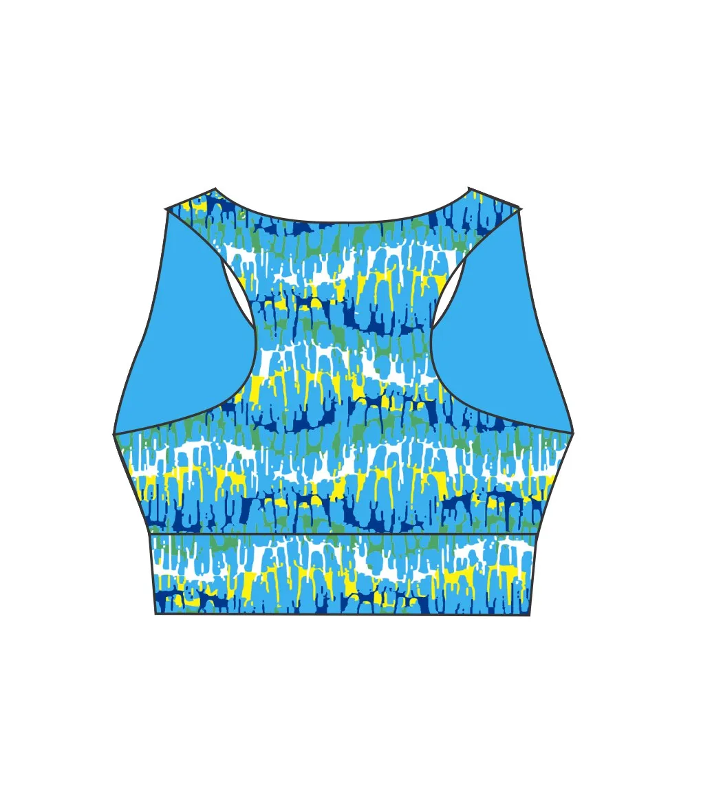 Blue Reflection Ladies Active Crop Top
