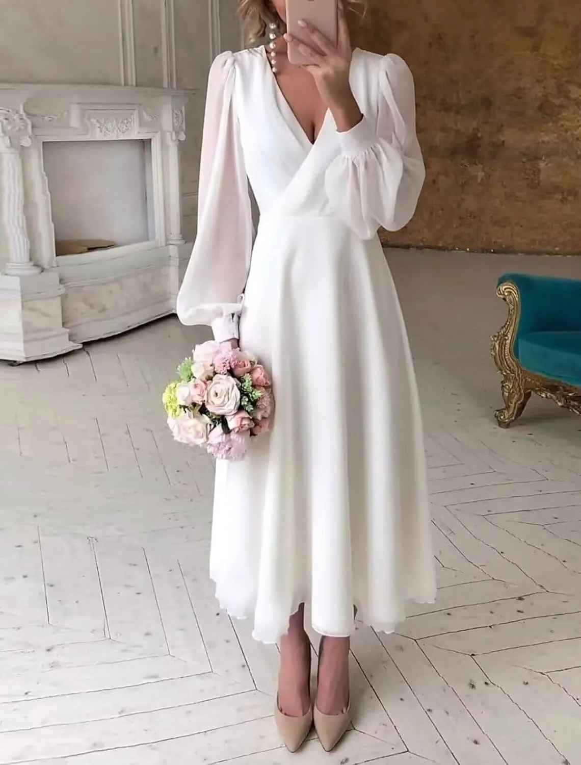 Bohemian Lace Appliques Wedding Dresses for Bride 2025 Ruched Tulle Sheath Boho Beach Bridal Gown with Train