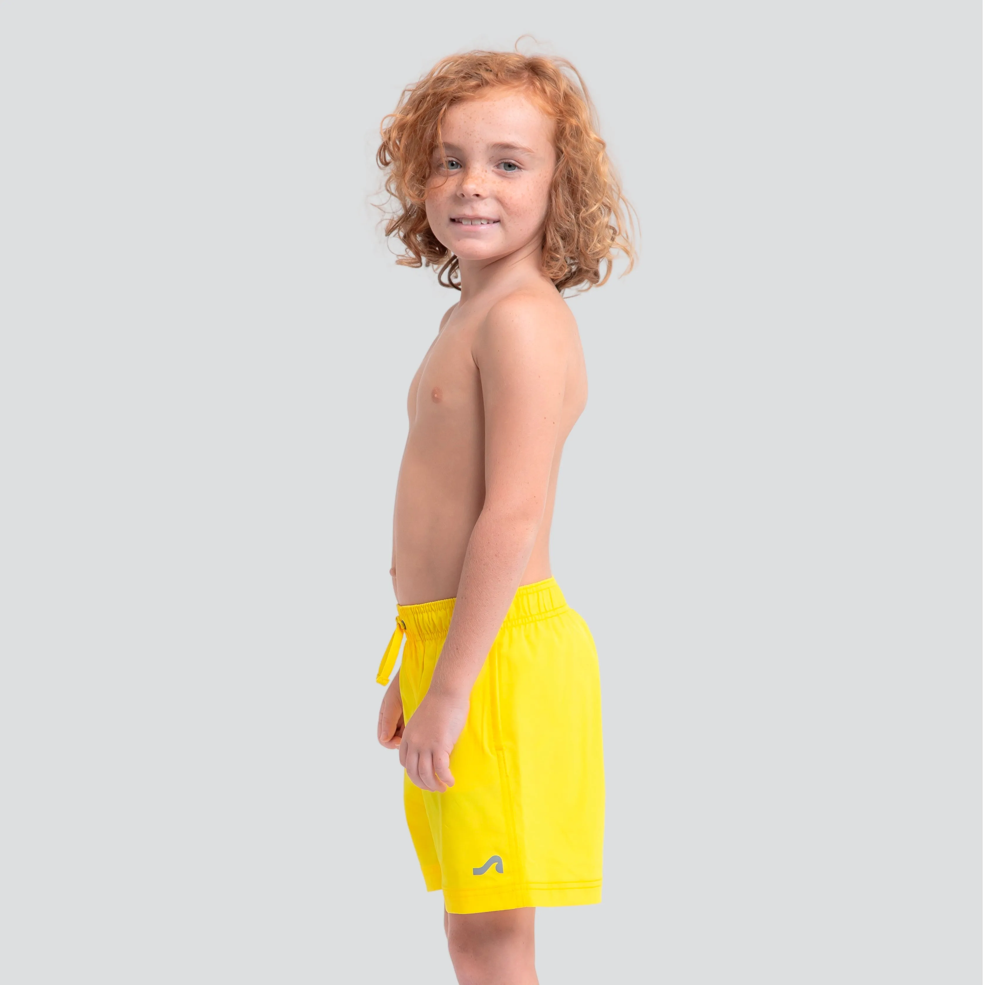 Boys' 4-Way Stretch Volley Swim Shorts