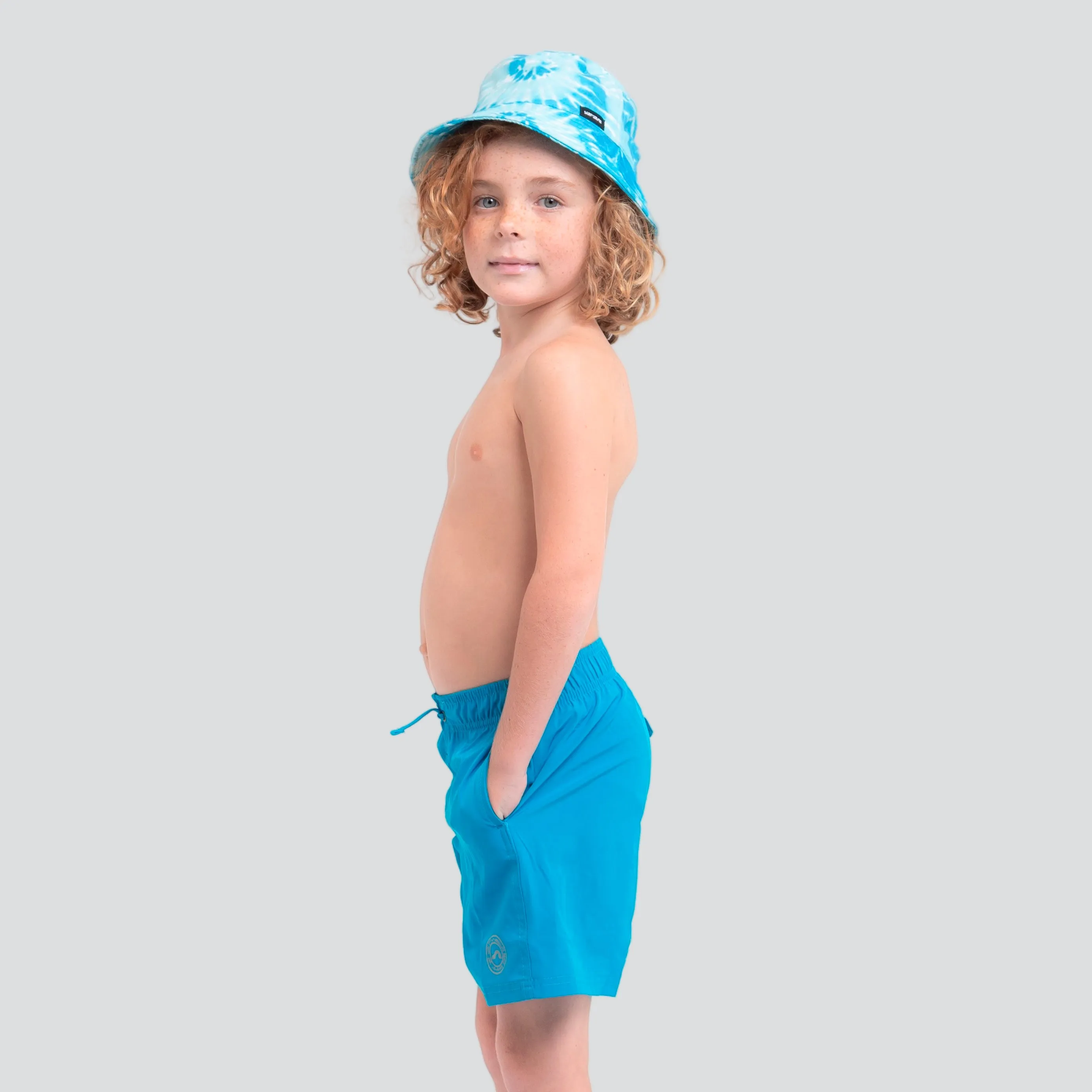 Boys' 4-Way Stretch Volley Swim Shorts