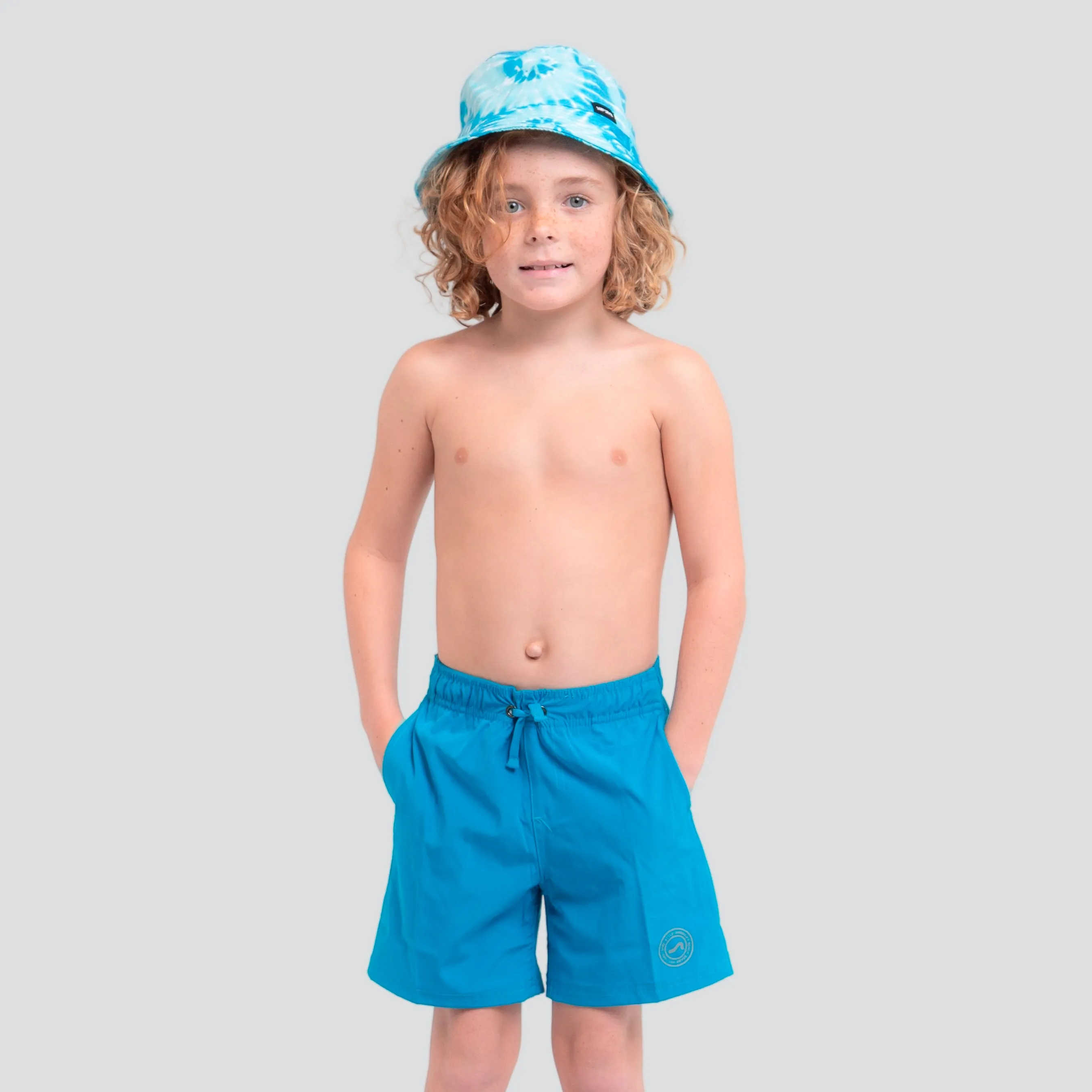 Boys' 4-Way Stretch Volley Swim Shorts