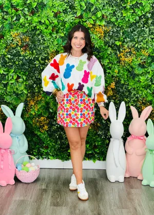 Bright Blooms Floral Skort (Reg & Plus)
