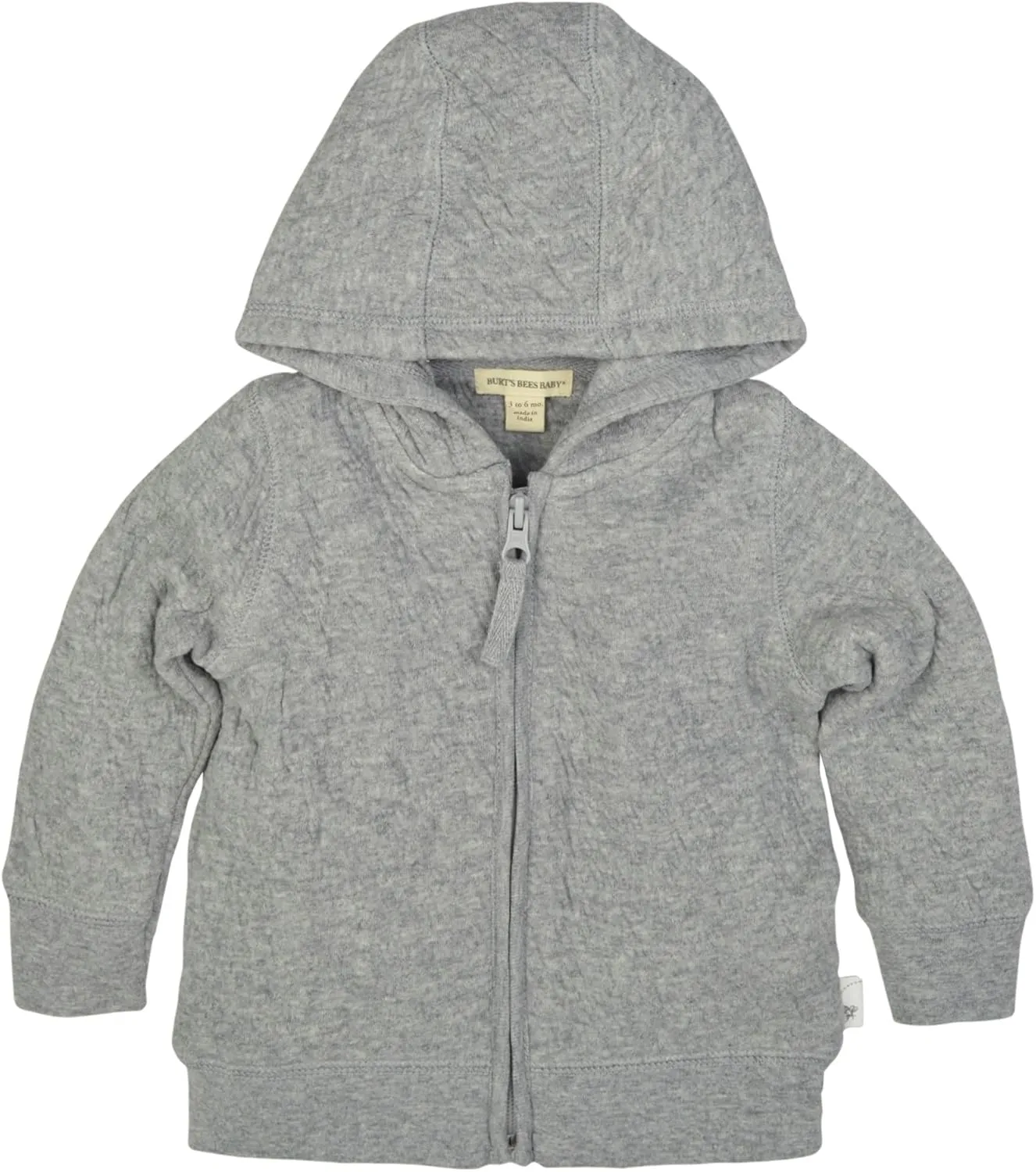 Burt's Bees Baby Unisex Baby Organic Cotton Zip-Up Hooded Jacket