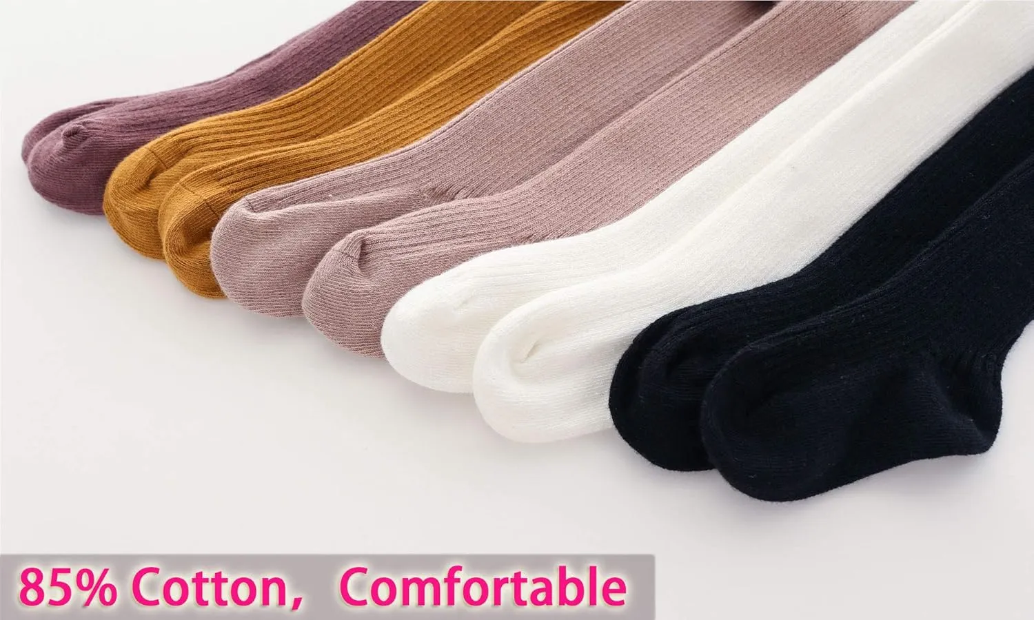 CECORC Baby Girls Tights Toddler Cable Knit Leggings Thick Cotton Infant Stockings Pantyhose 1-10T