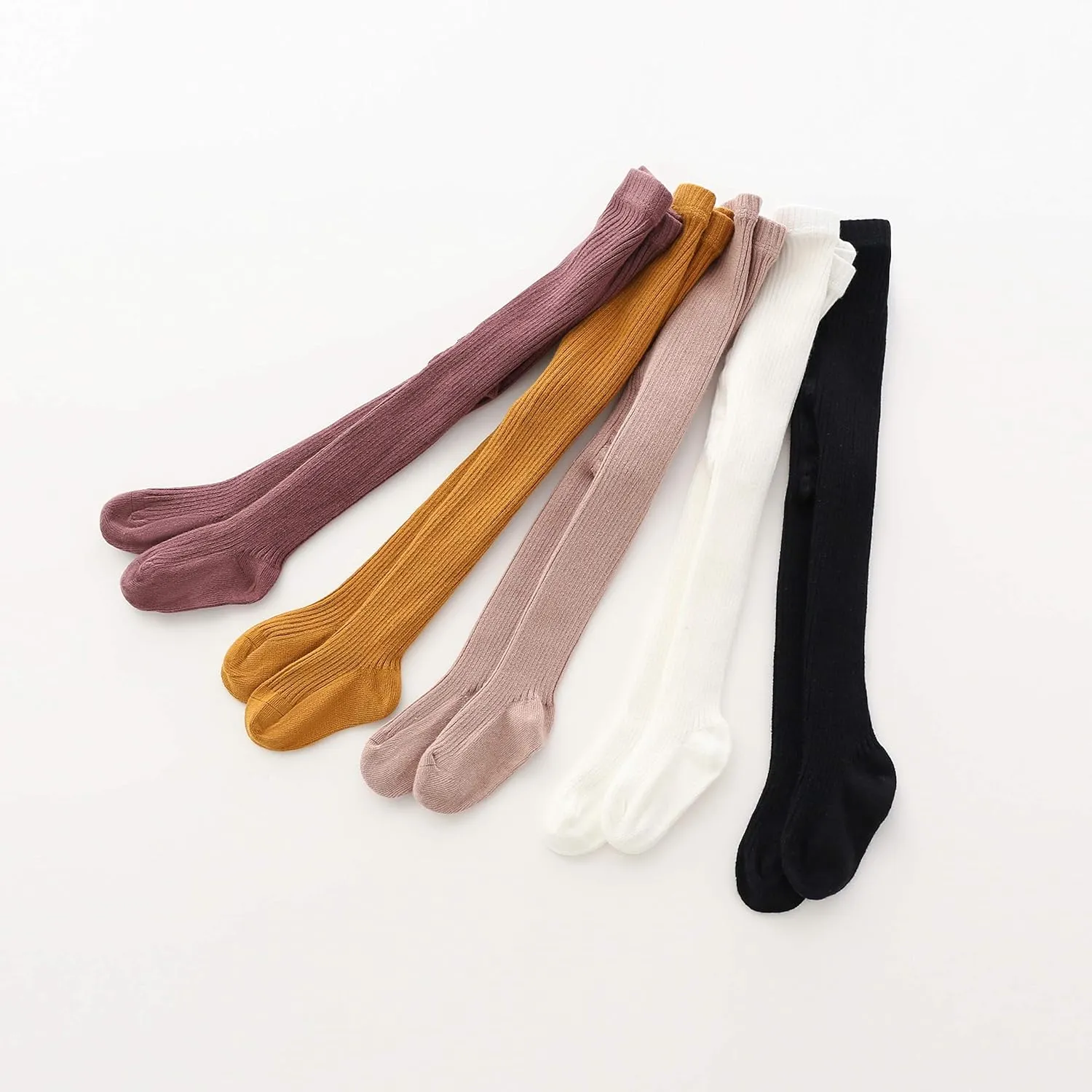 CECORC Baby Girls Tights Toddler Cable Knit Leggings Thick Cotton Infant Stockings Pantyhose 1-10T