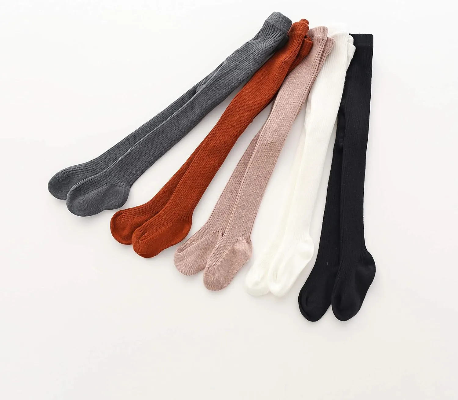 CECORC Baby Girls Tights Toddler Cable Knit Leggings Thick Cotton Infant Stockings Pantyhose 1-10T