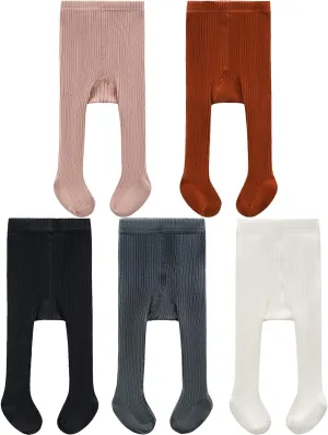 CECORC Baby Girls Tights Toddler Cable Knit Leggings Thick Cotton Infant Stockings Pantyhose 1-10T