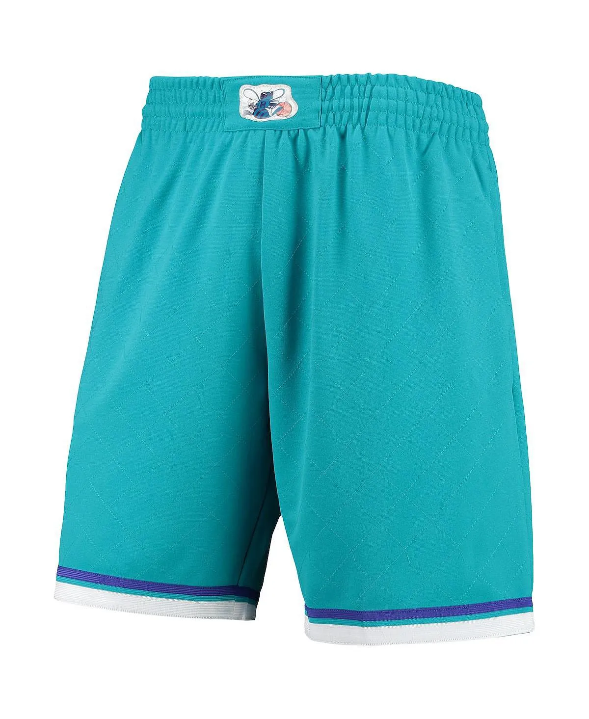 Charlotte Hornets 1992 Hardwood Classics 75th Anniversary Swingman Mitchell & Ness Men's Turquoise Shorts, Turquoise