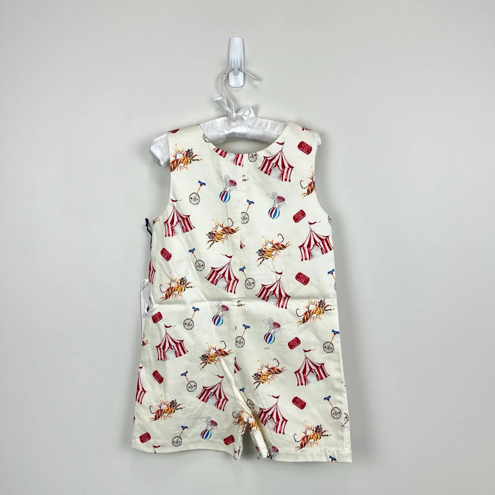 Classic Prep Childrenswear James Shortall Romper Circus Print 2T NWT