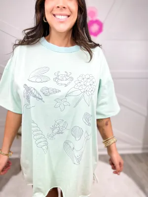 Coastal Oversized Tee