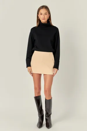 Color Block High-Waisted Skort