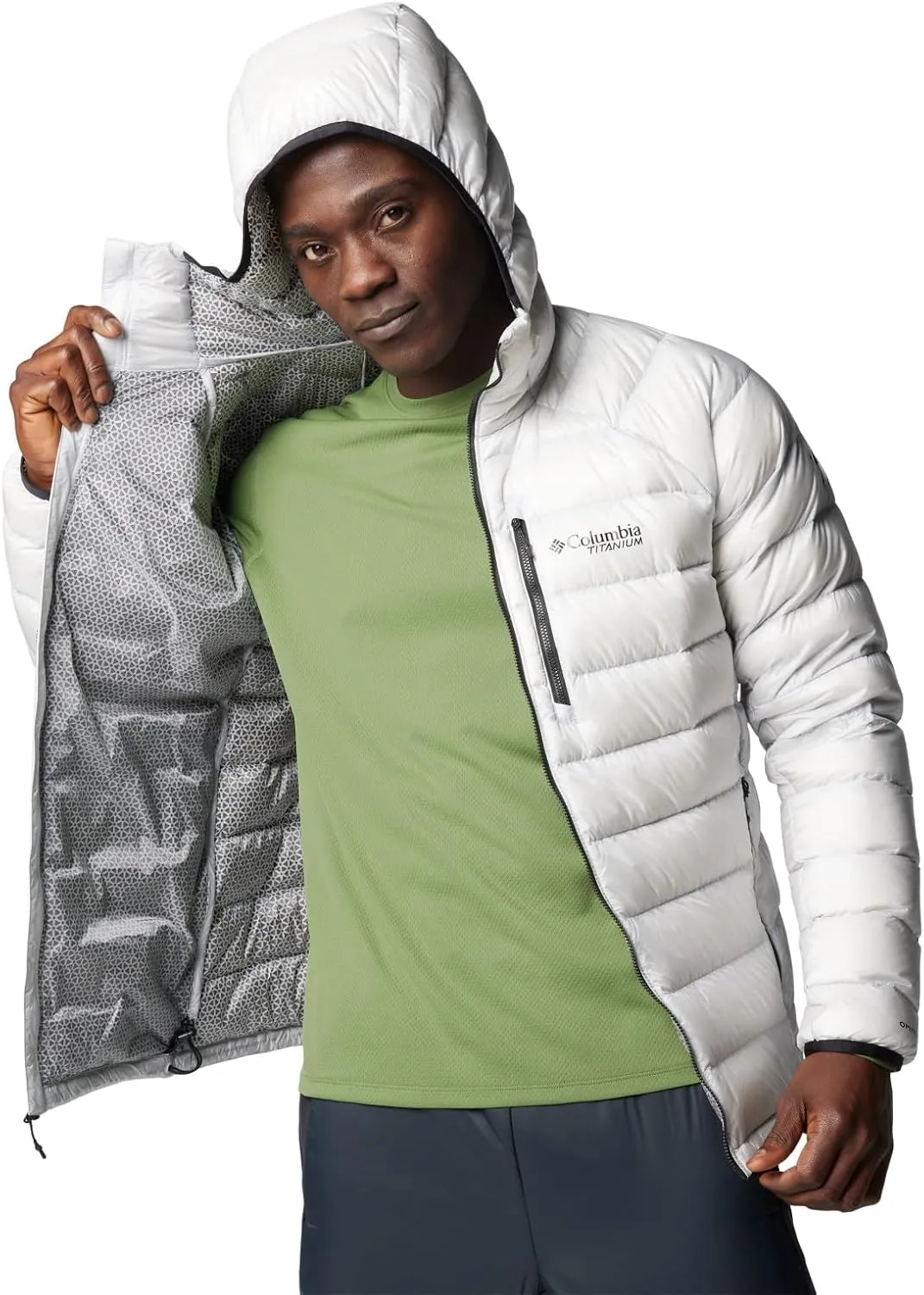 Columbia Men's Arctic Crest Down Hooded Jacket