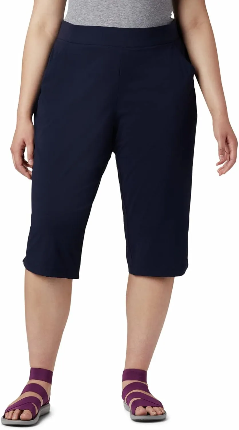Columbia Women's Anytime Casual Capri, Stain Resistant, Sun Protection