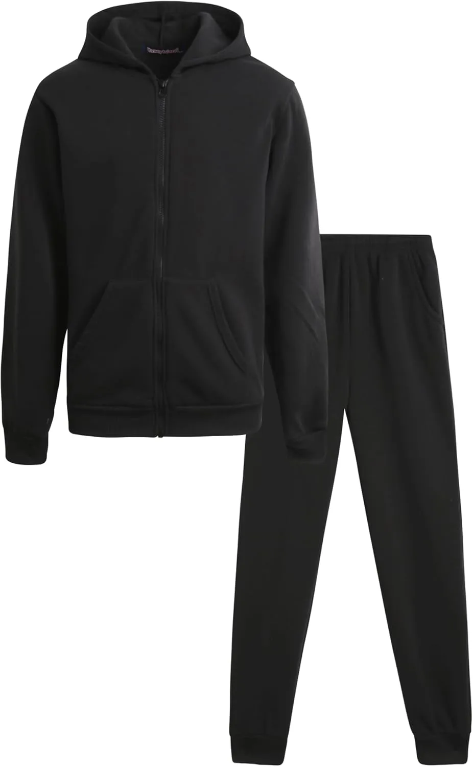 Coney Island Boys Active Tracksuit Set - 2 Piece Fleece Zip Up Hoodie Sweatshirt and Jogger Sweatpants for Boys (Sizes: 5-16)