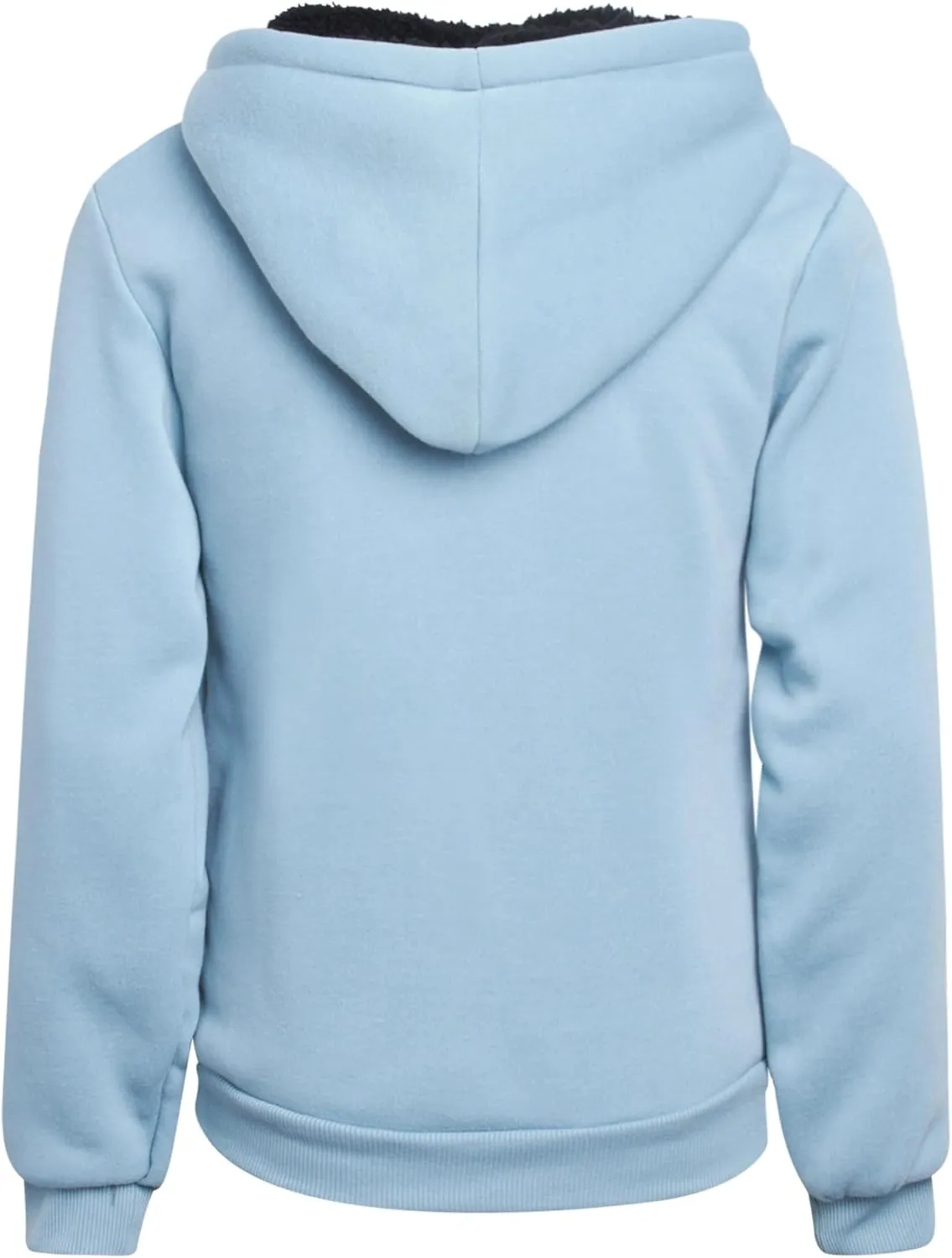 Coney Island Boys Sweatshirts - Cozy Warm Sherpa Lined Soft Fleece Zip Up Hoodie Sweatshirt for Boys (Sizes Run Small: 4-16)