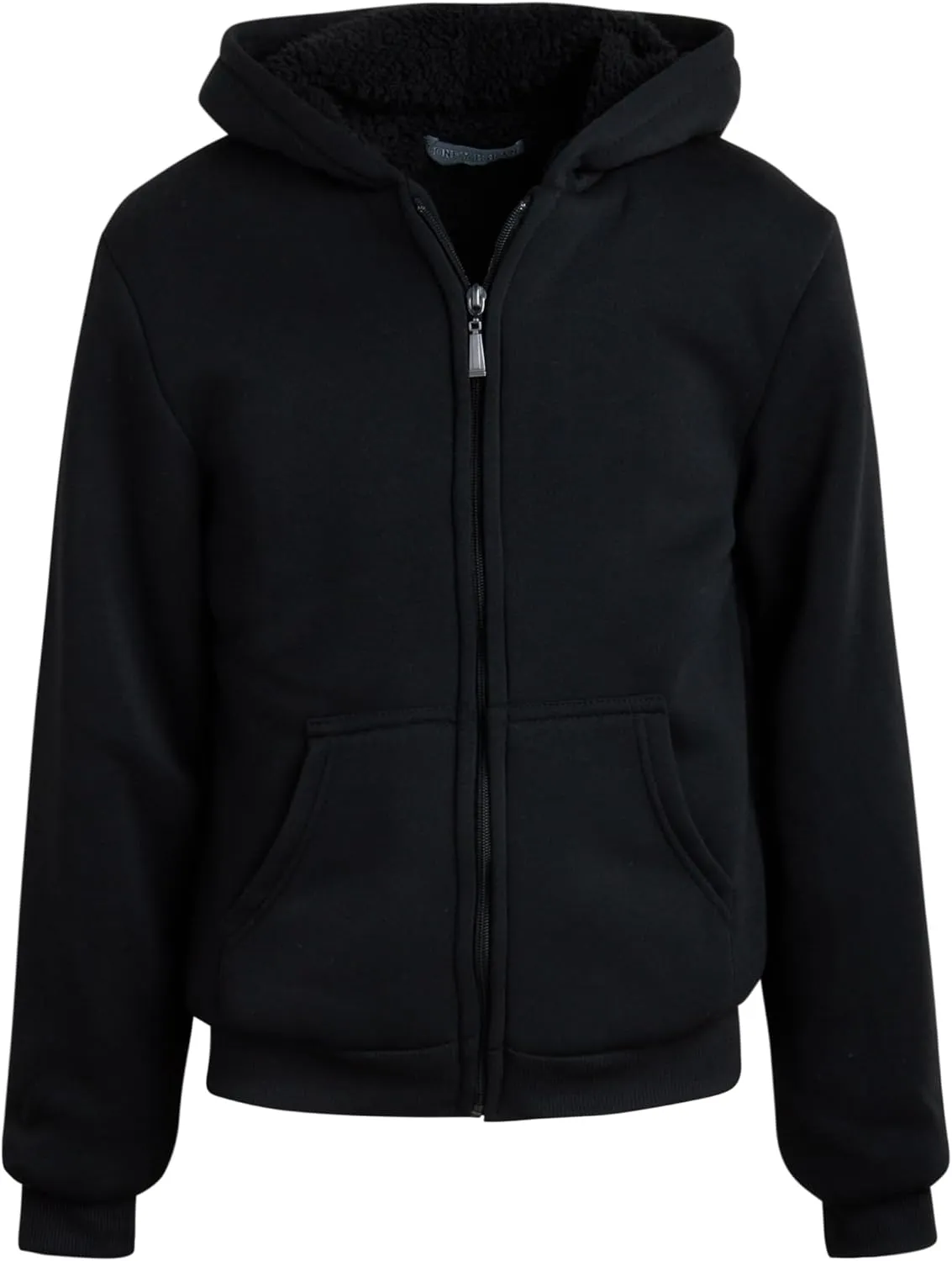 Coney Island Boys Sweatshirts - Cozy Warm Sherpa Lined Soft Fleece Zip Up Hoodie Sweatshirt for Boys (Sizes Run Small: 4-16)