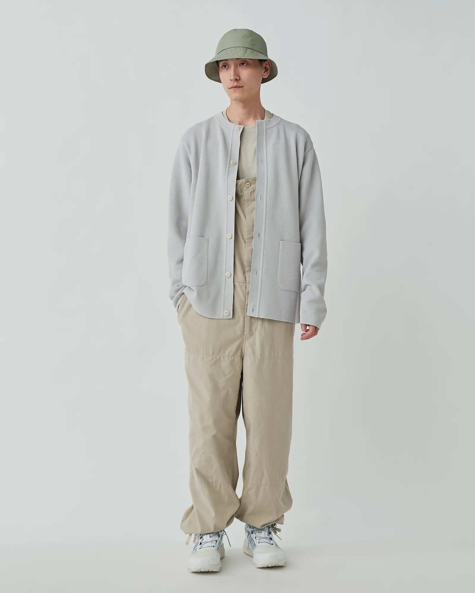 Co/Pe Knit Cardigan