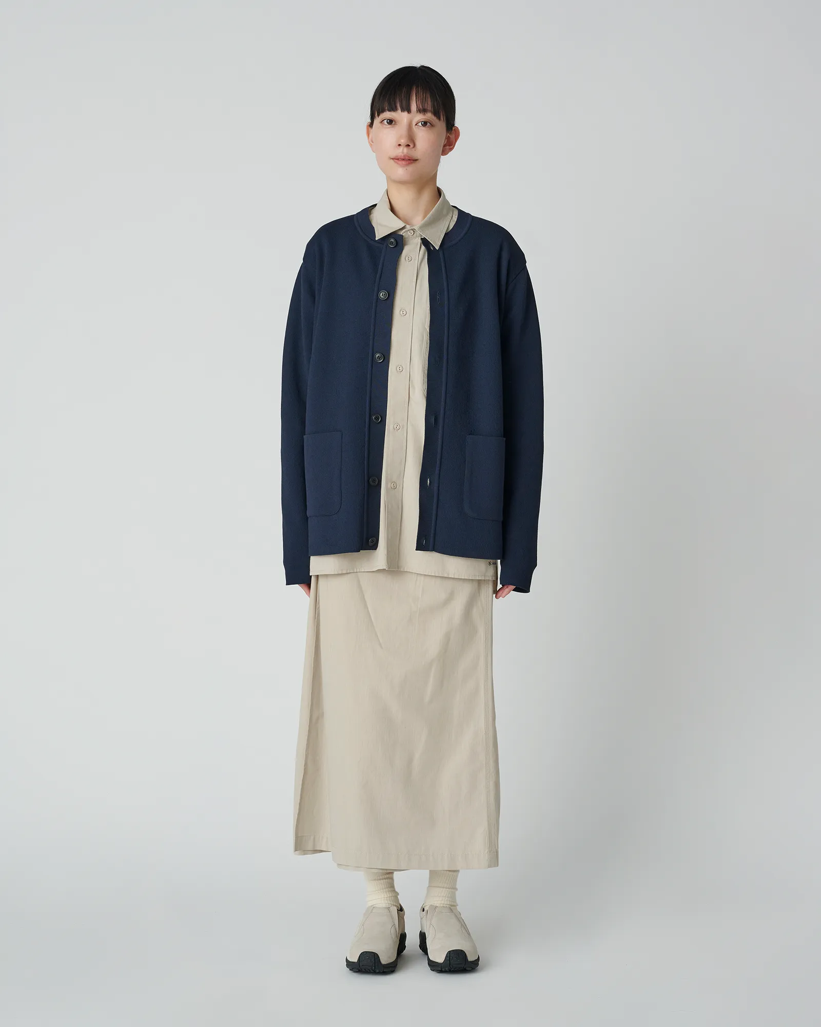 Co/Pe Knit Cardigan