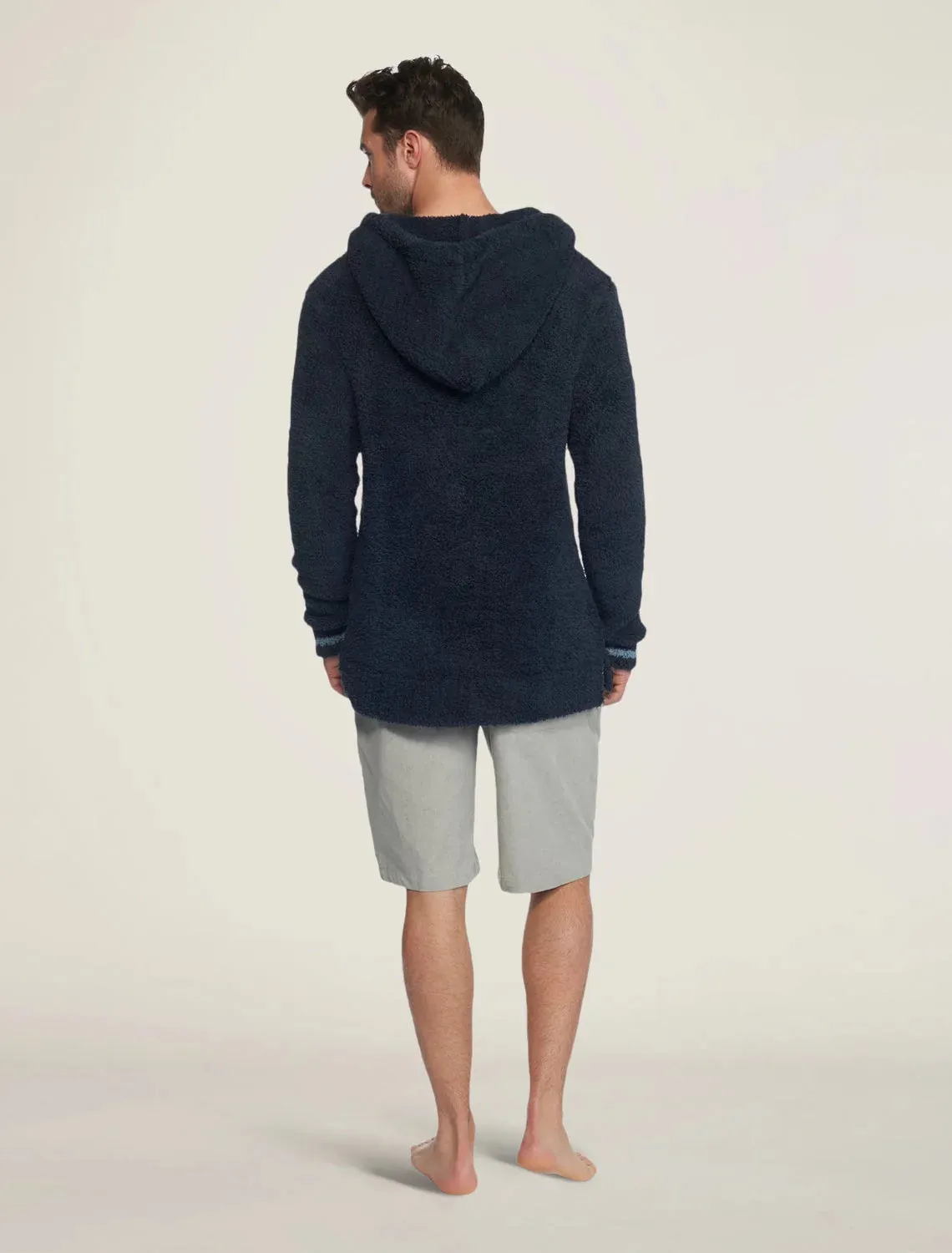 CozyChic® Adult Baja Hoodie - Indigo/Dust Stripe