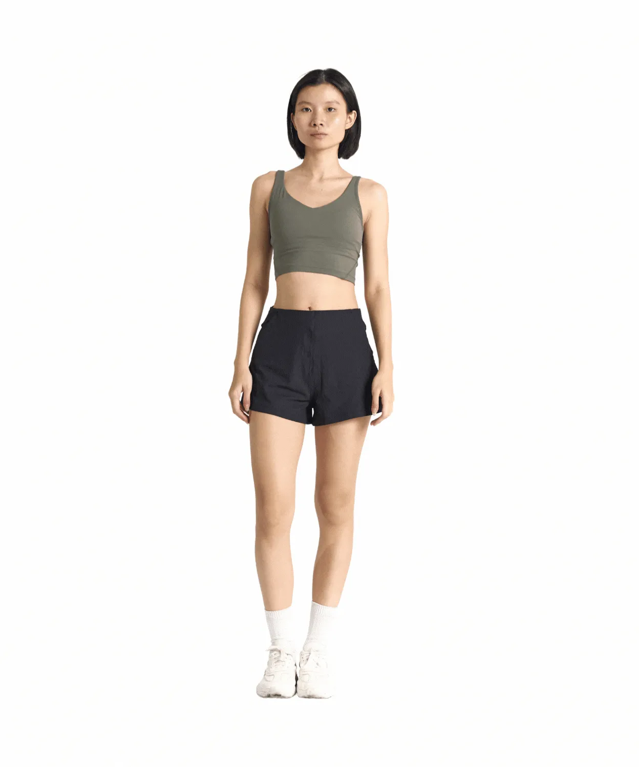 CozyEase Ribbed High-Rise 2” Shorts