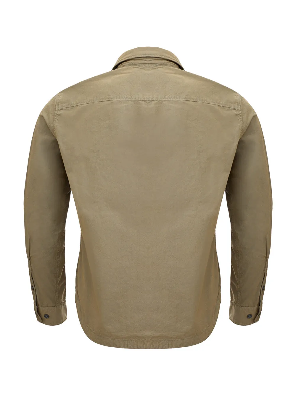 C.P. Company Sophisticated Khaki Cotton Overshirt
