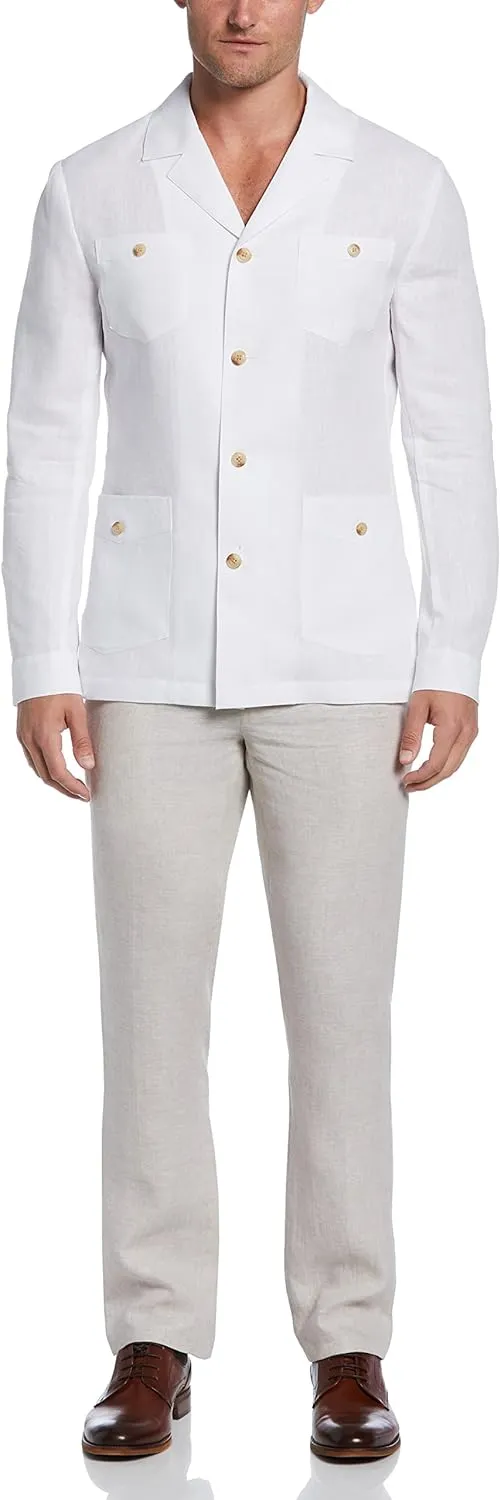Cubavera mens Delave Linen Guayabera Jacket
