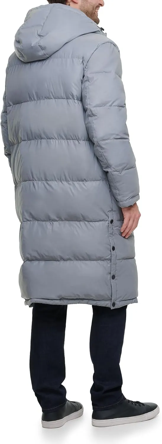 DKNY Arctic Cloth Hooded Extra Long Parka Jacket