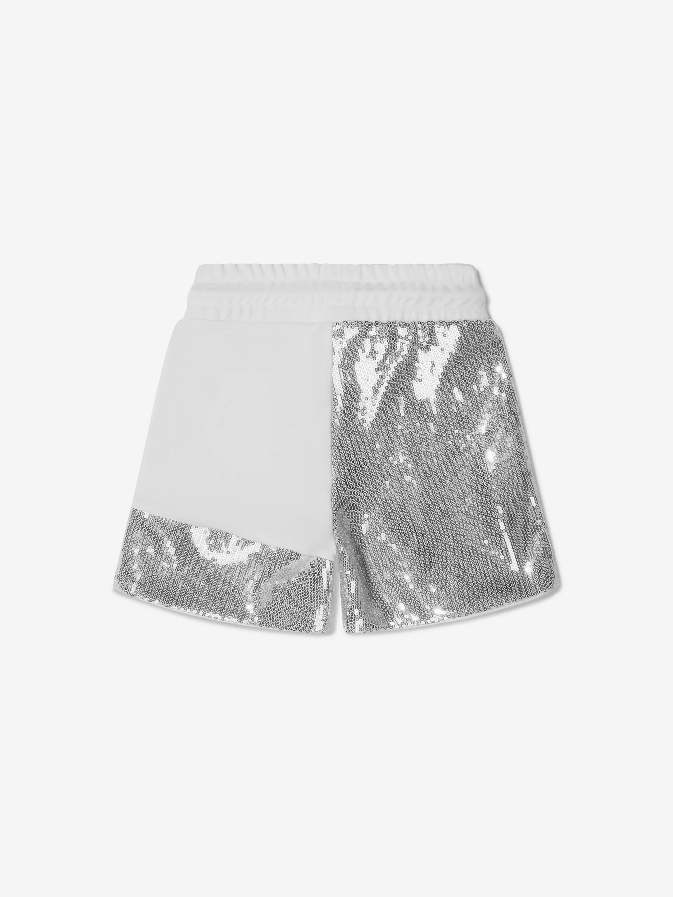 DKNY Girls Sequin Logo Shorts