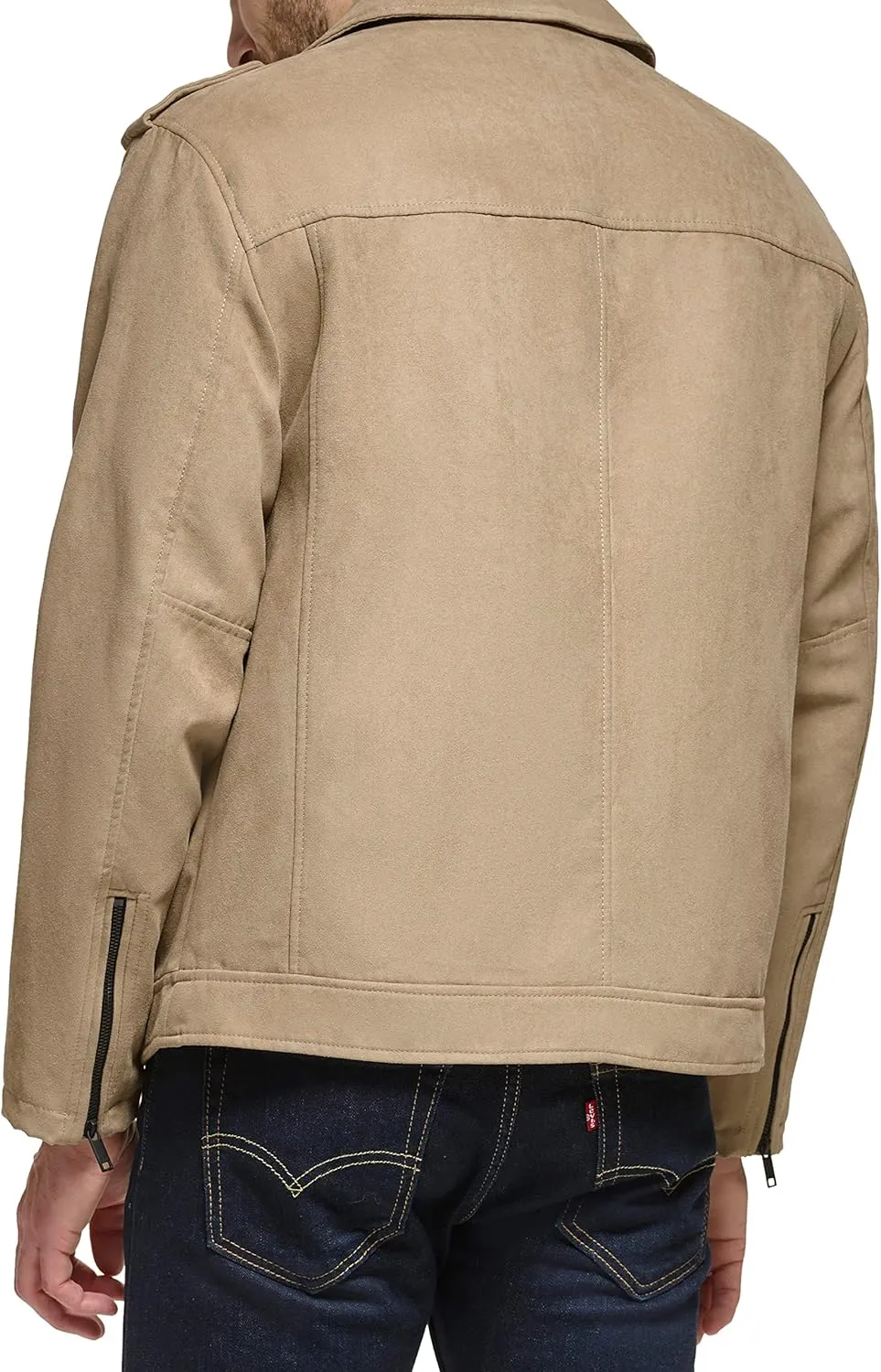 DKNY Men's Modern Motorcycle Jacket