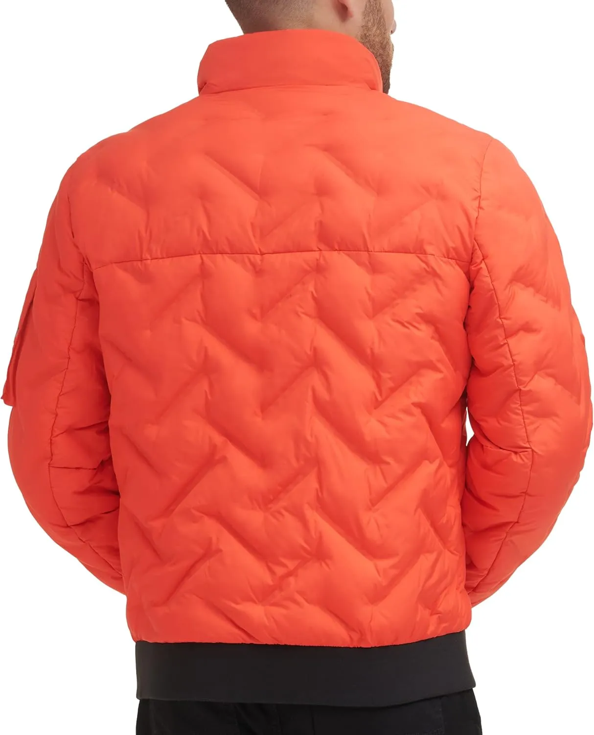 DKNY Men's Welded Quilted Bomber Jacket