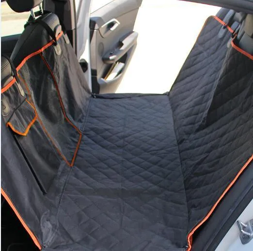Dog's Contrast Trim Car Seat Cover