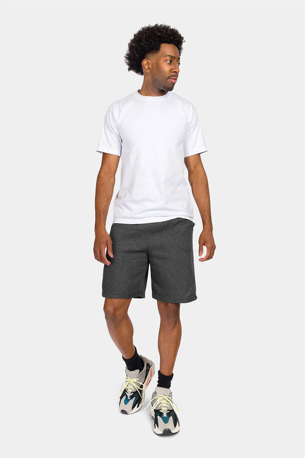 Essential Solid Fleece Shorts