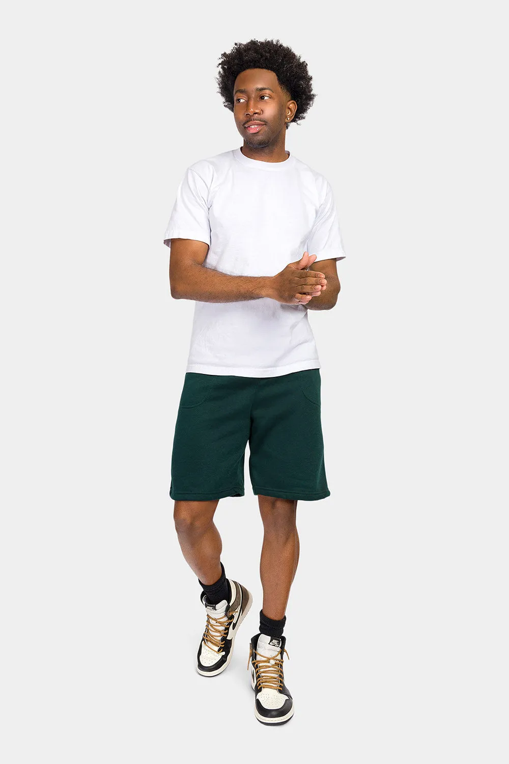 Essential Solid Fleece Shorts