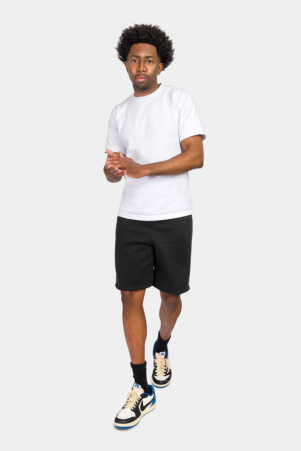 Essential Solid Fleece Shorts