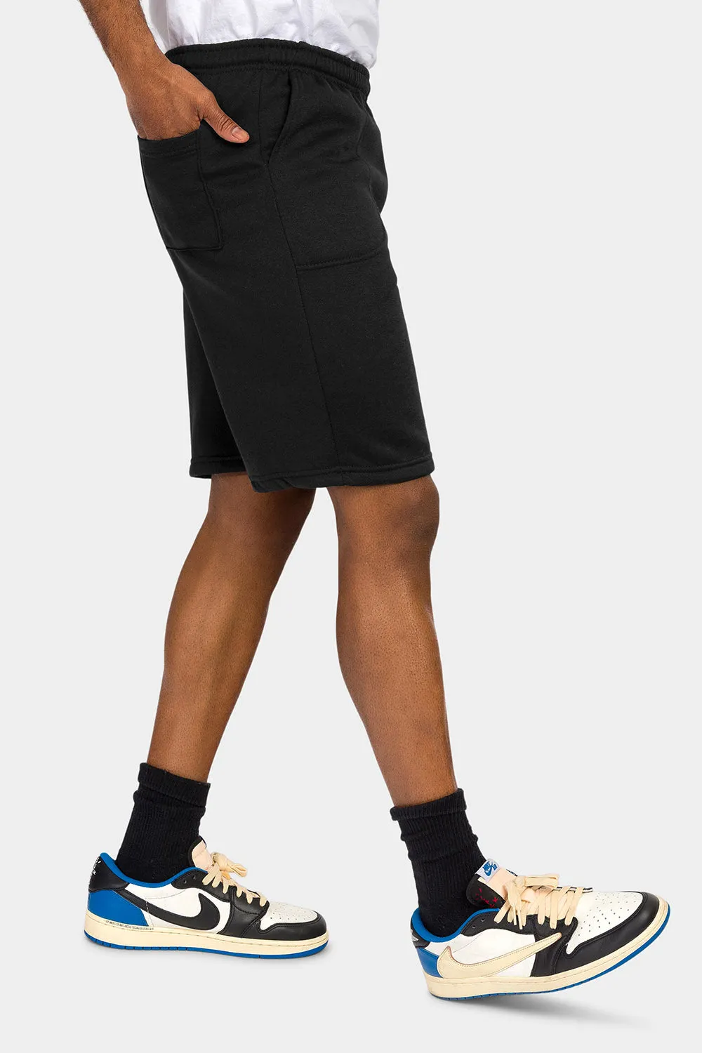 Essential Solid Fleece Shorts