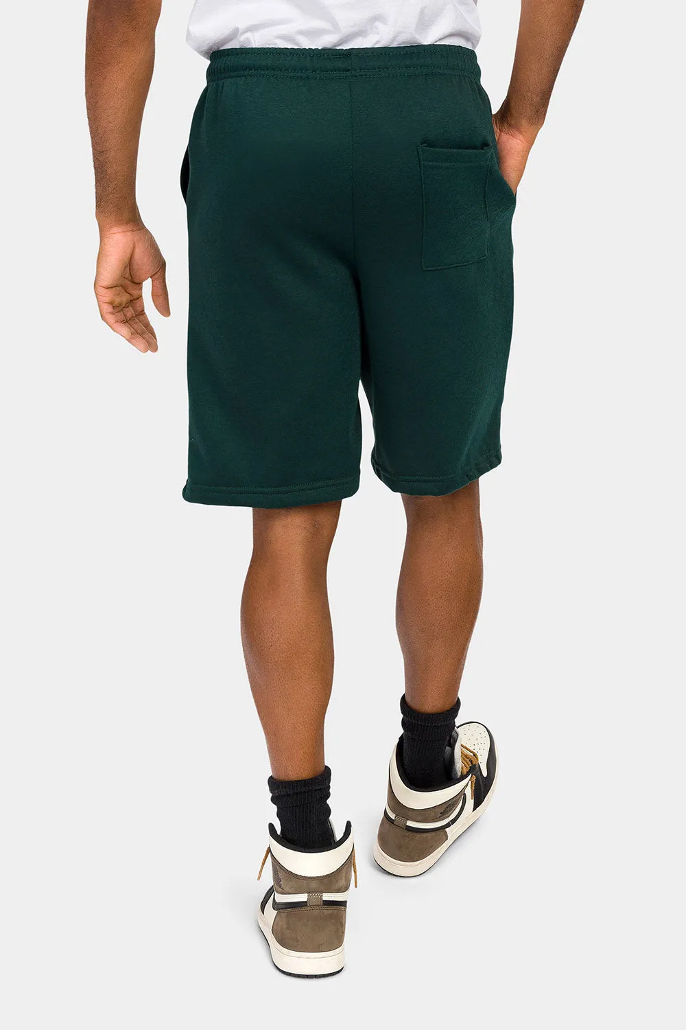 Essential Solid Fleece Shorts