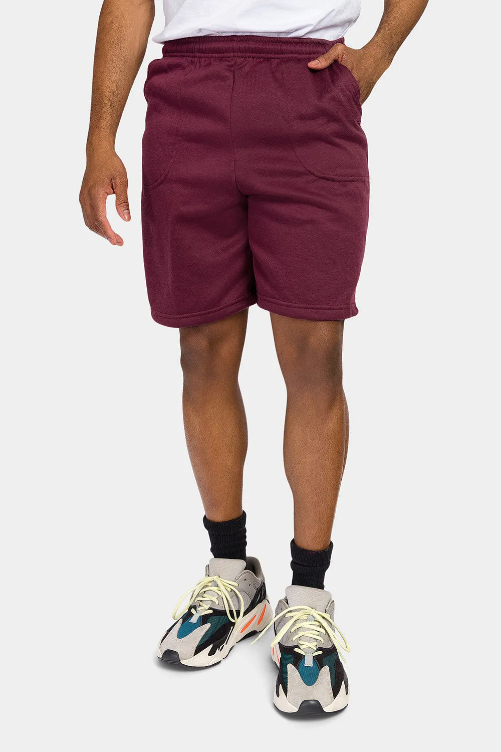 Essential Solid Fleece Shorts